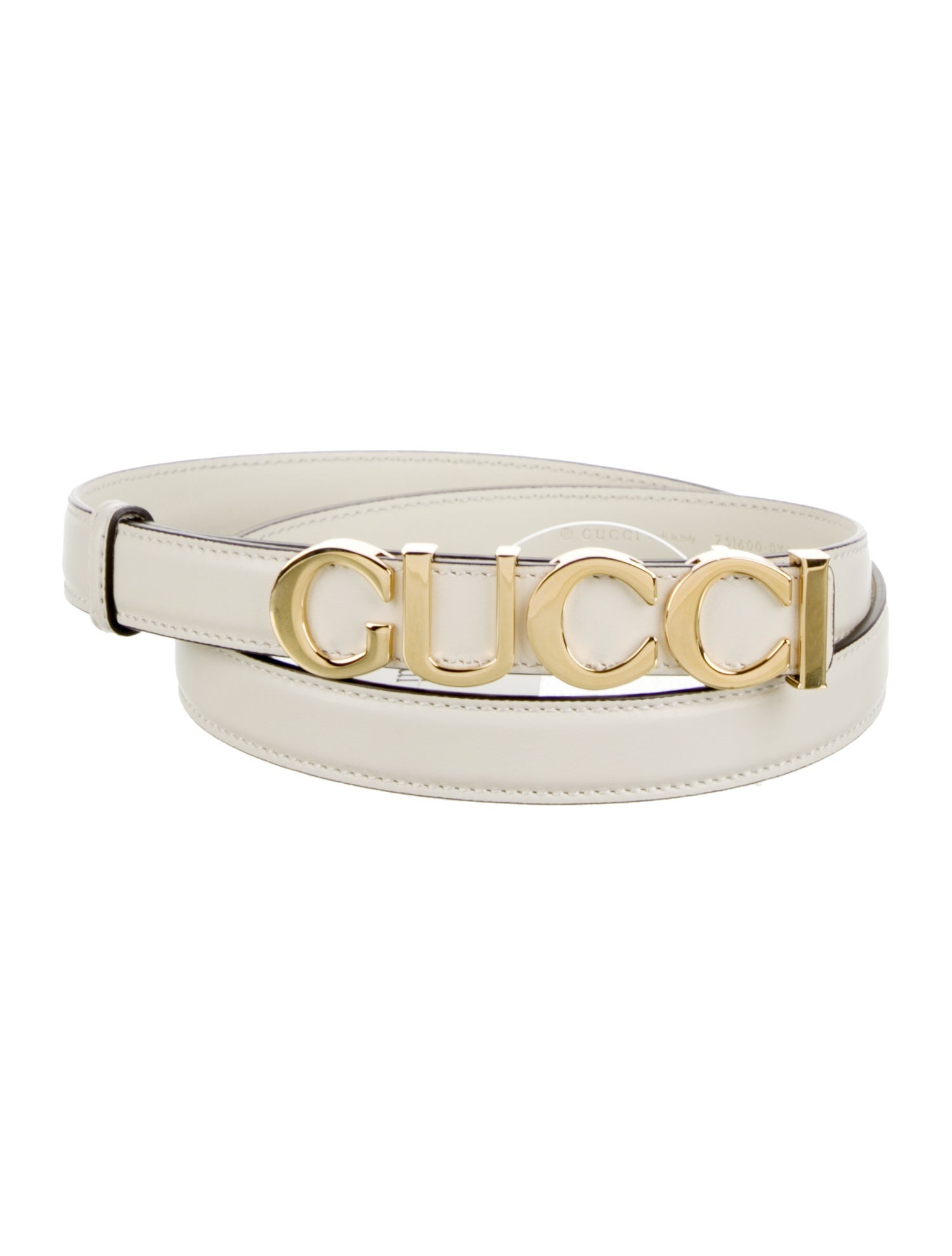 Gucci Skinny Leather Belt
