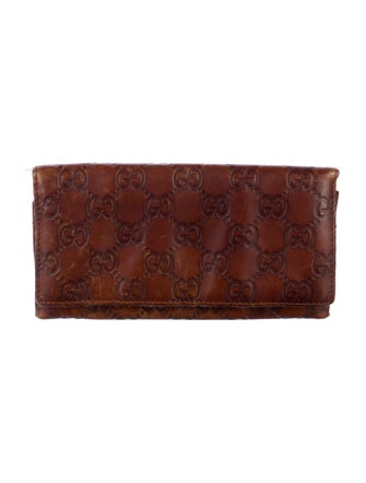 Gucci GG Signature Leather Continental Wallet