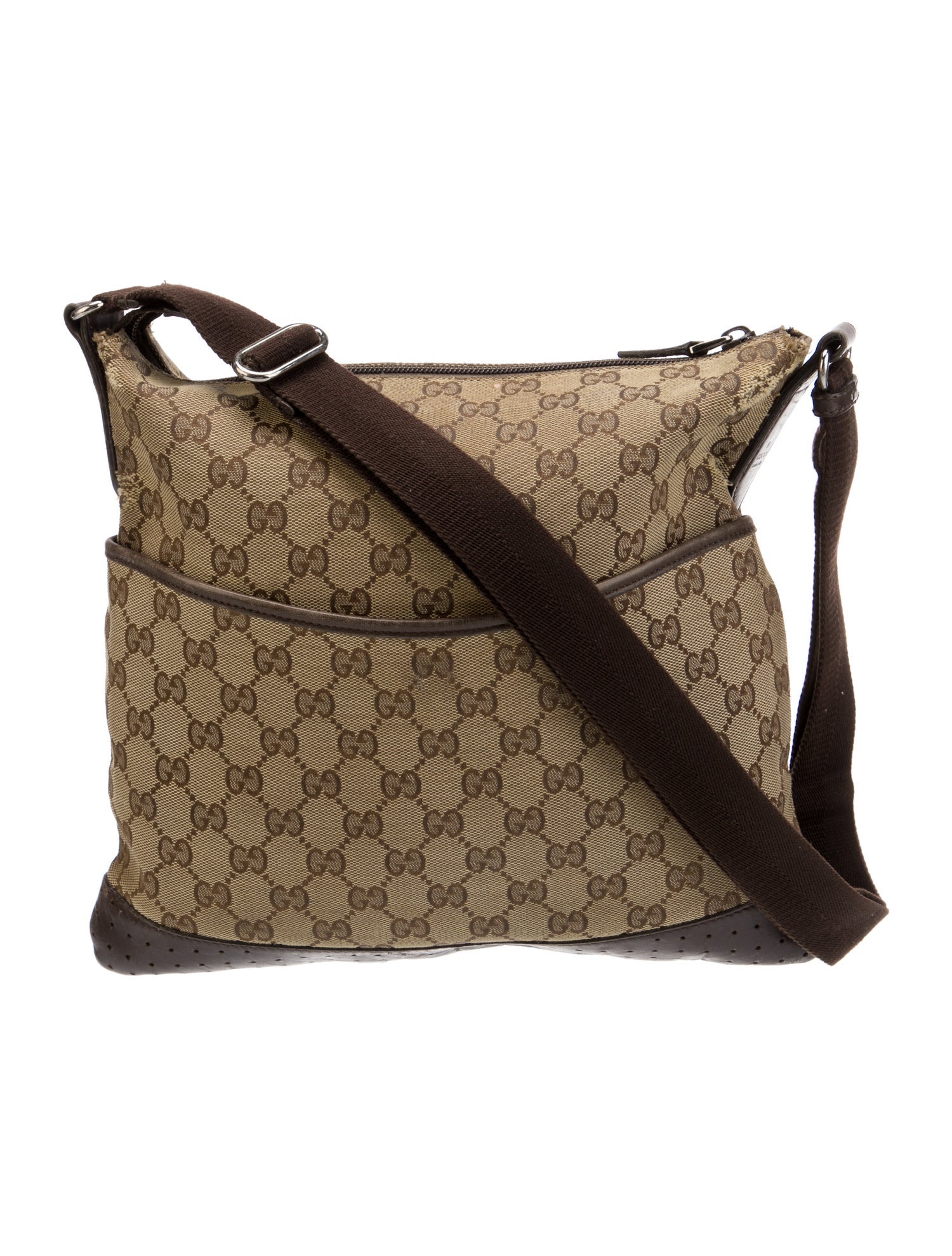 Gucci GG Canvas Messenger Bag
