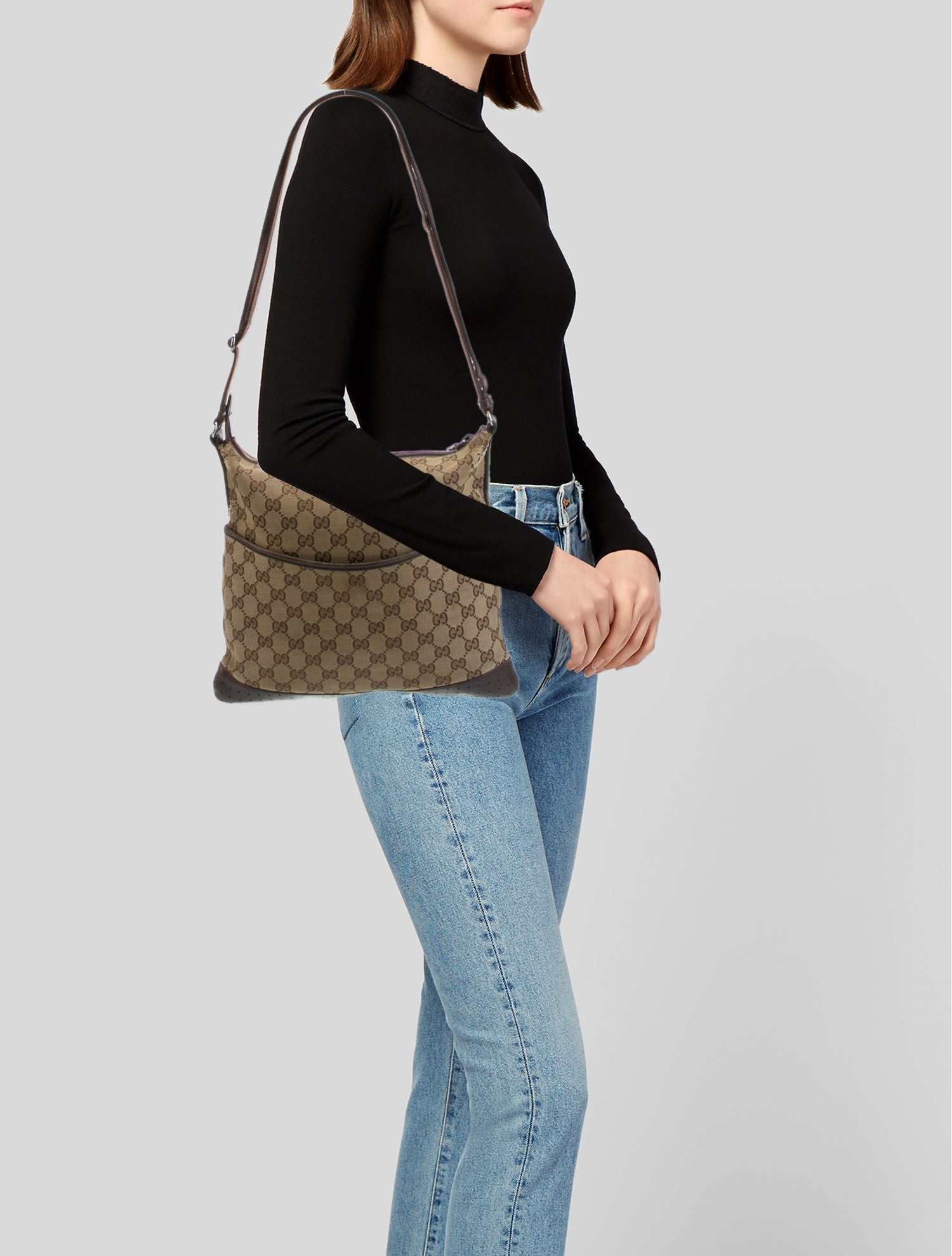 Gucci GG Canvas Messenger Bag