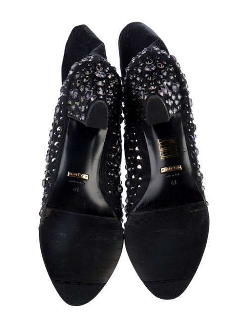 Gucci Nylon Crystal Embellishments Western Boots