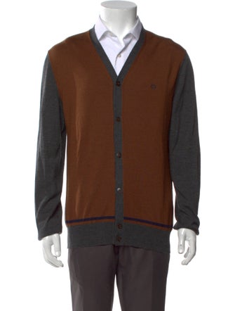 Gucci Interlocking G Logo Wool Cardigan