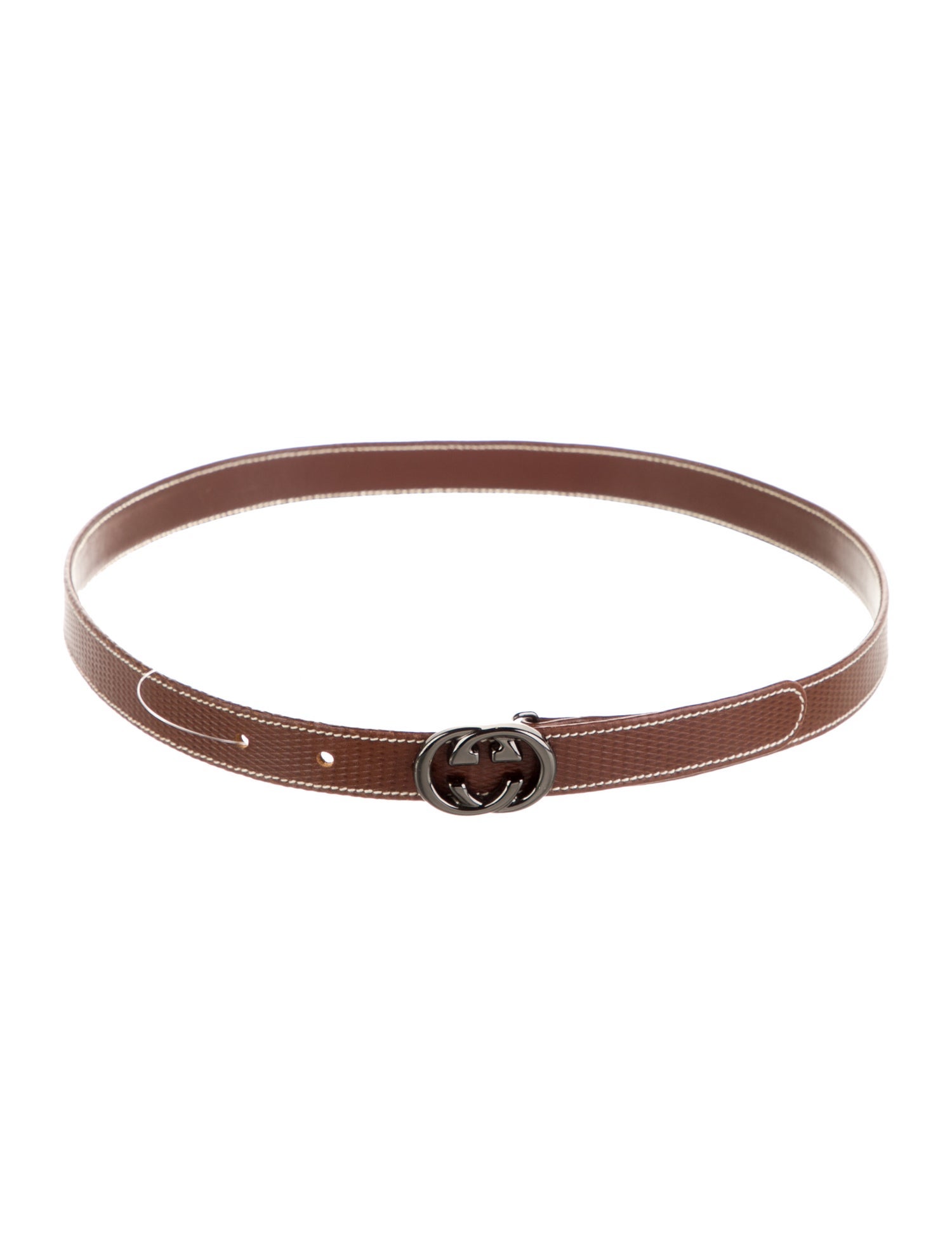 Gucci Skinny Leather Belt