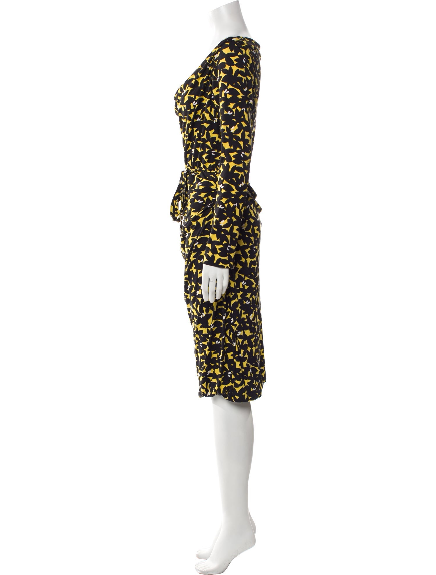 Gucci Animal Print Midi Length Dress
