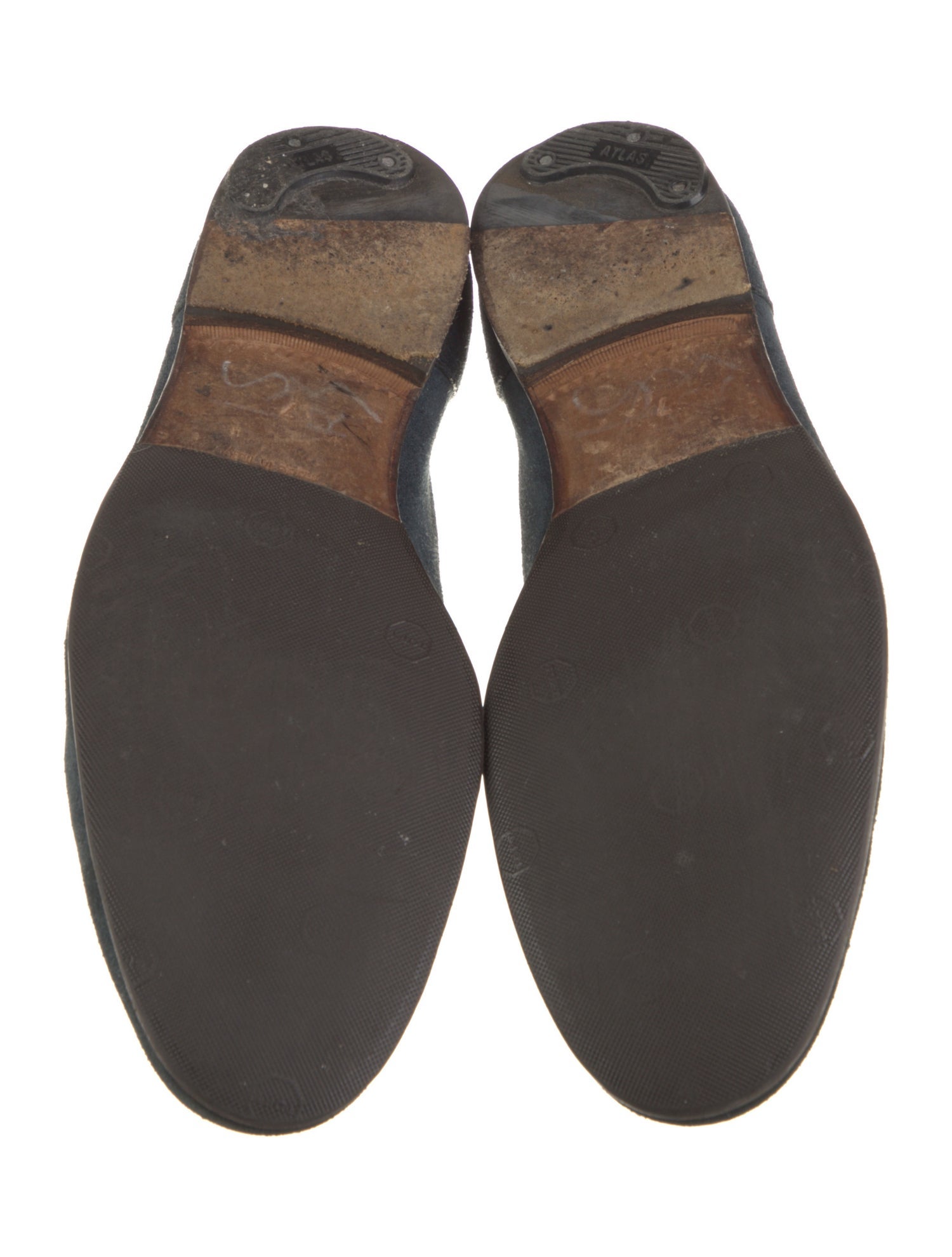 Gucci Horsebit Accent Suede Loafers