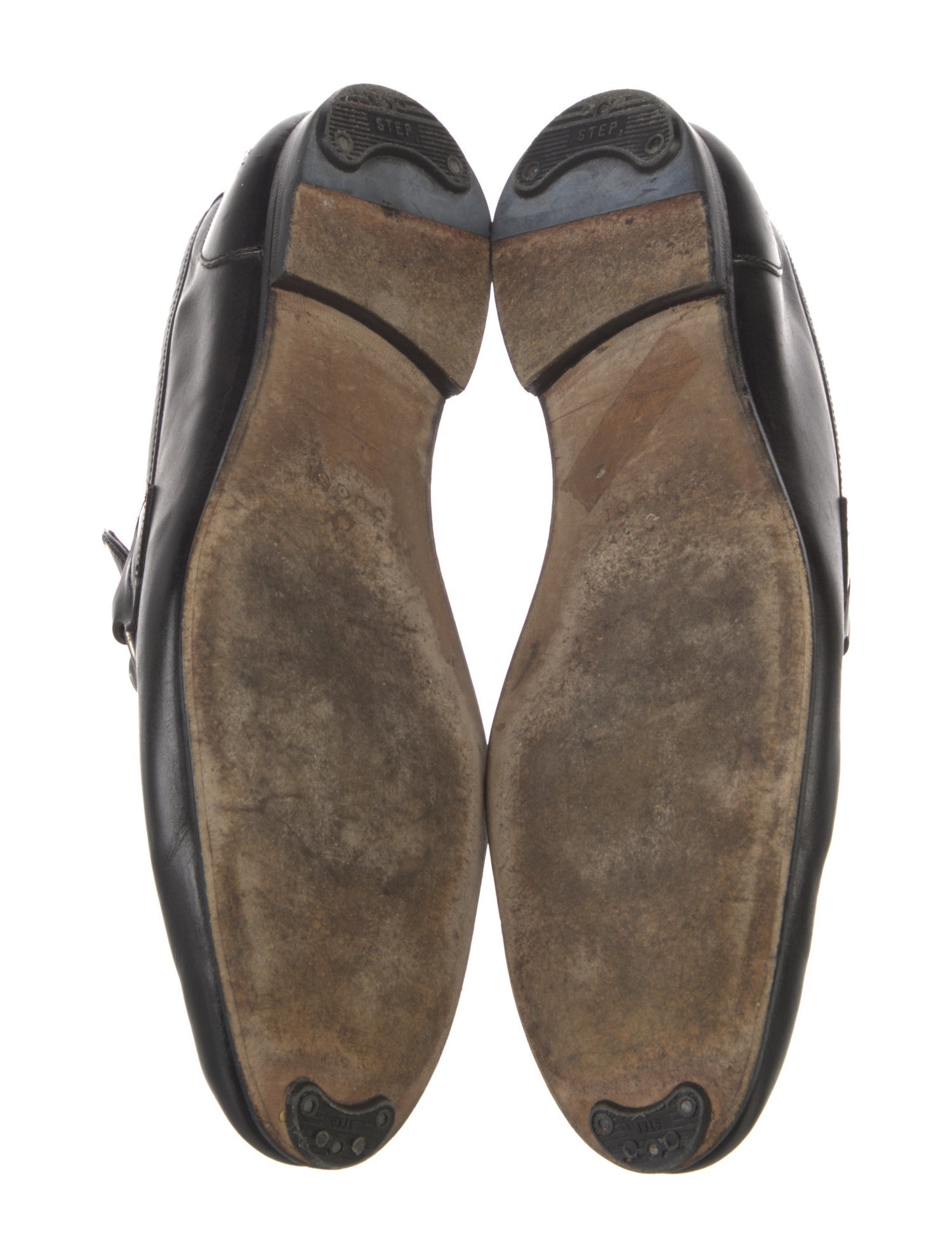 Gucci Horsebit Accent Leather Dress Loafers