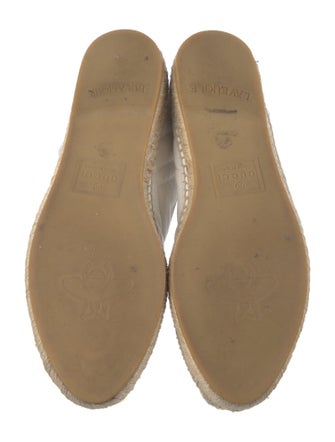 Gucci Quilted Pattern Leather Espadrilles