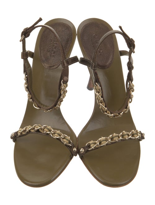 Gucci Leather Sandals