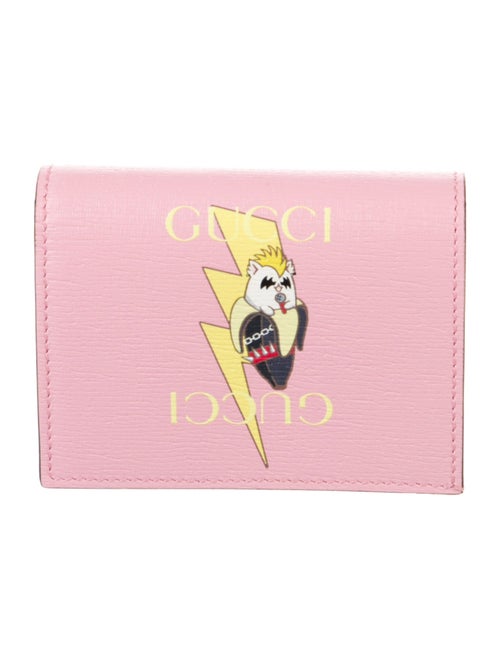 Gucci Star Bananya Calfskin Card Holder
