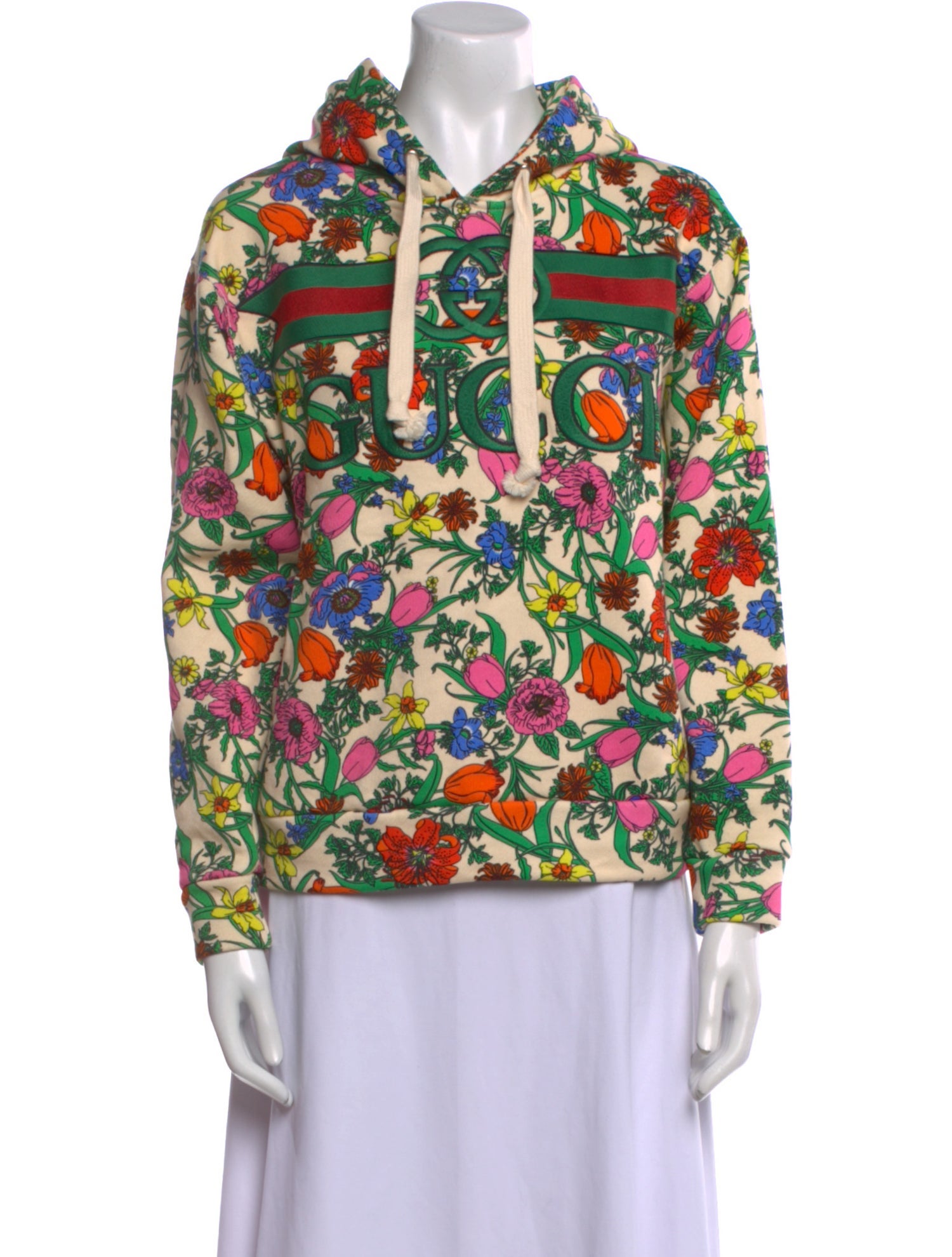 Gucci Printed V-Neck Sweater