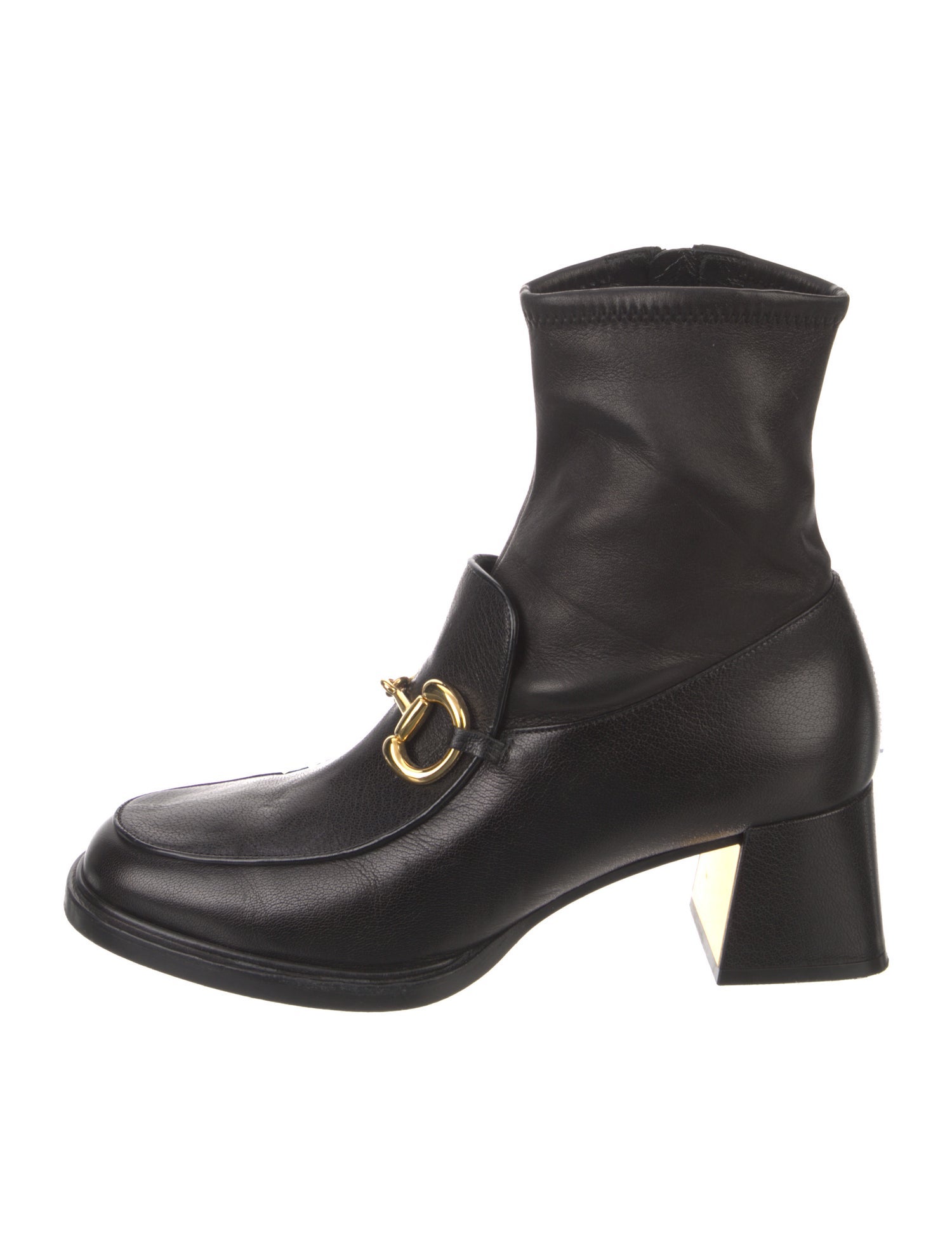 Gucci 1955 Horsebit Accent Leather Boots