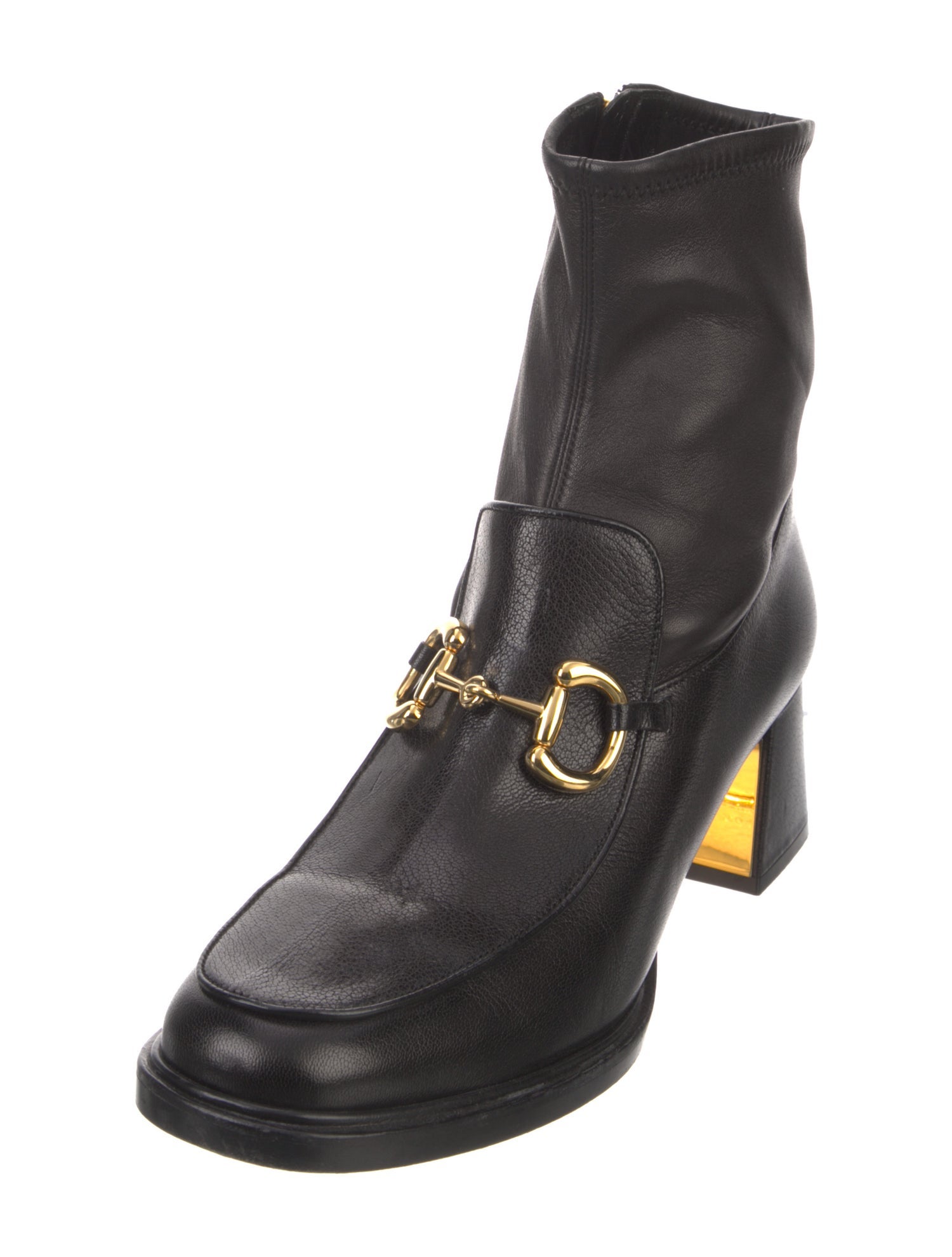 Gucci 1955 Horsebit Accent Leather Boots