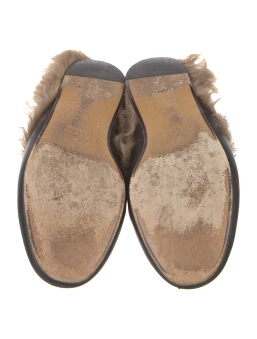 Gucci Leather Graphic Print Mules