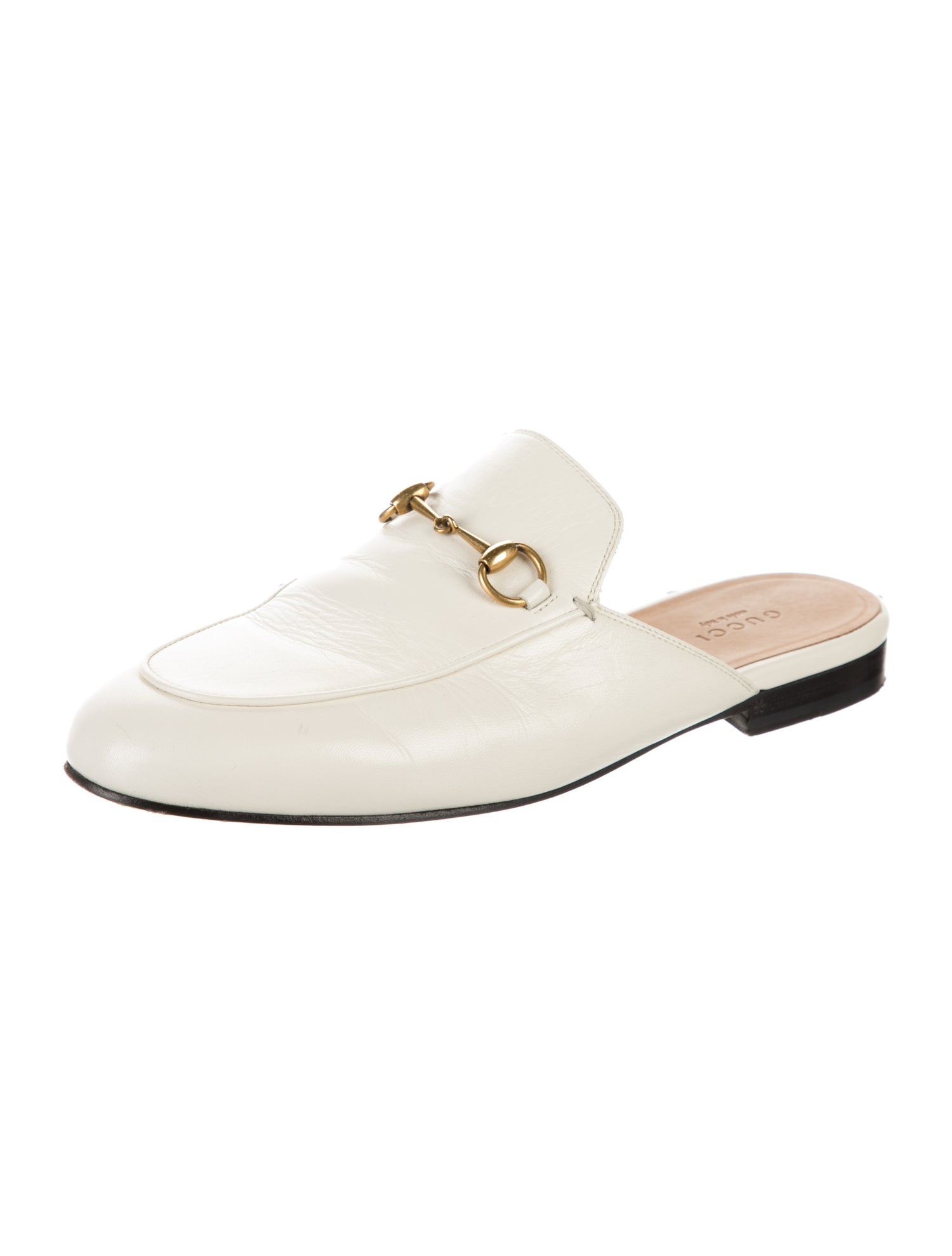 Gucci Horsebit Accent Leather Mules