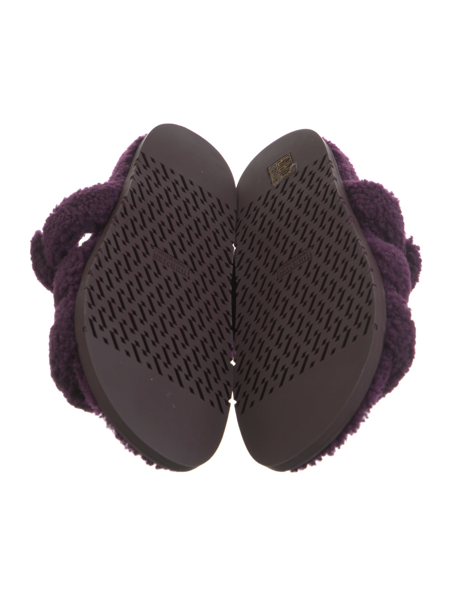 Hermès Chypre Shearling Slides