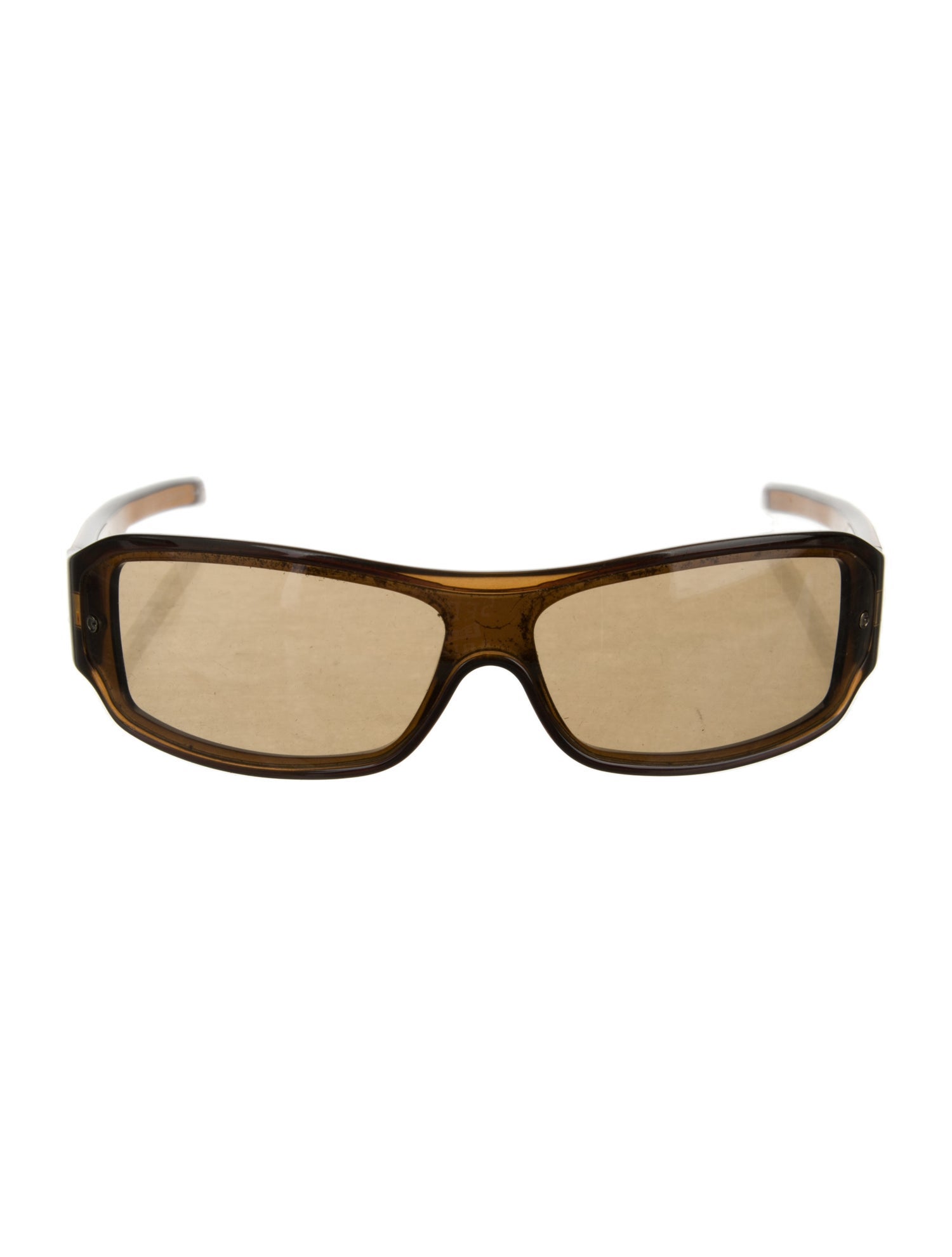 Gucci Web Accent Shield Sunglasses