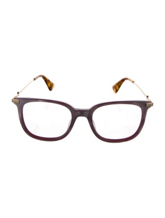 Gucci Sylvie Web Accent Oversize Eyeglasses