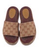 Gucci GG Canvas Canvas Slides