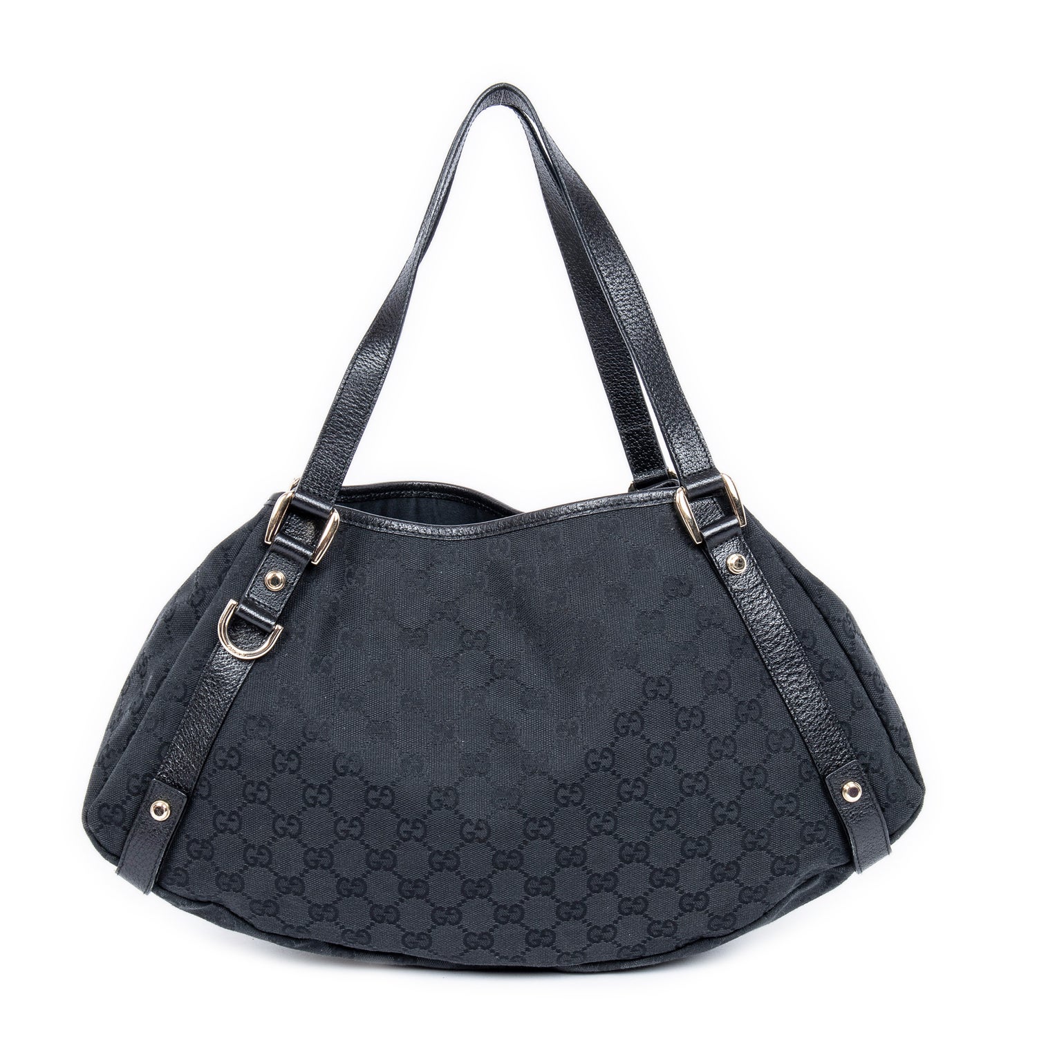 Gucci GG Canvas Abbey Hobo Diagonal
