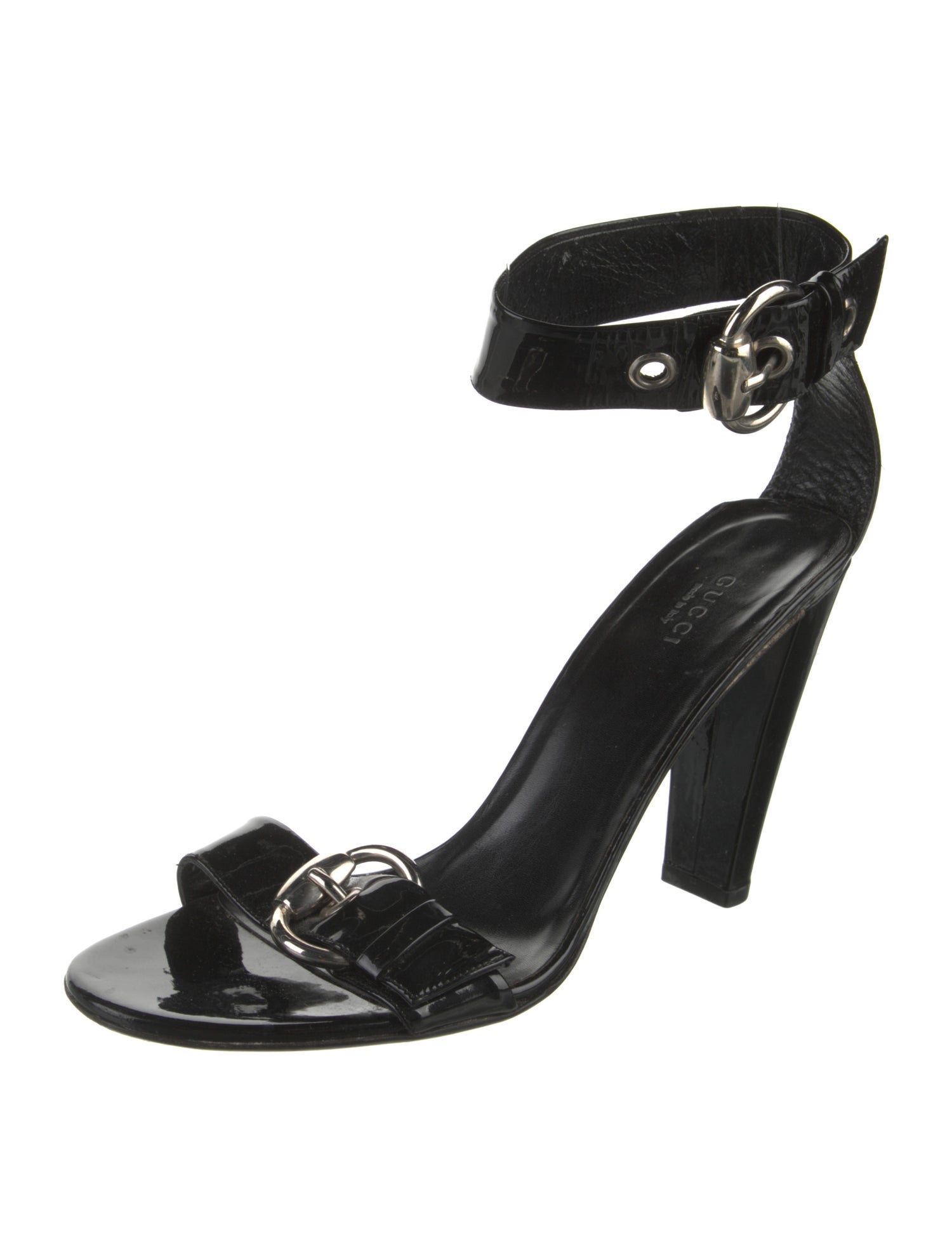 Gucci Patent Leather Sandals
