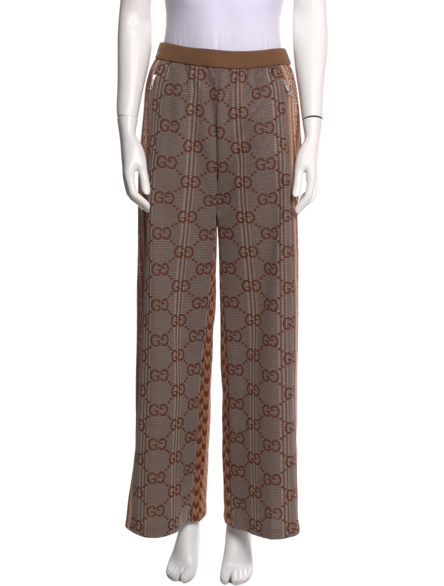Gucci Printed Wide Leg Pants