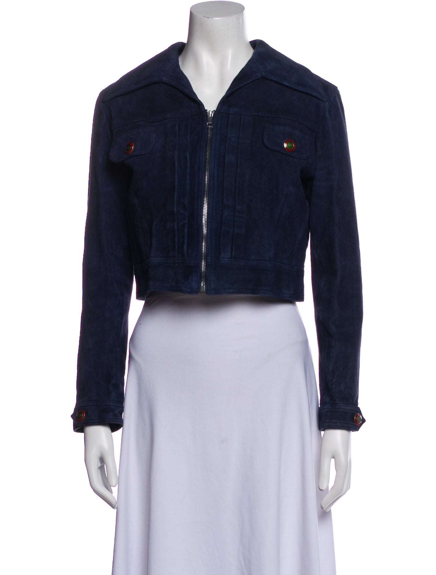 Gucci Leather Denim Jacket w/ Tags