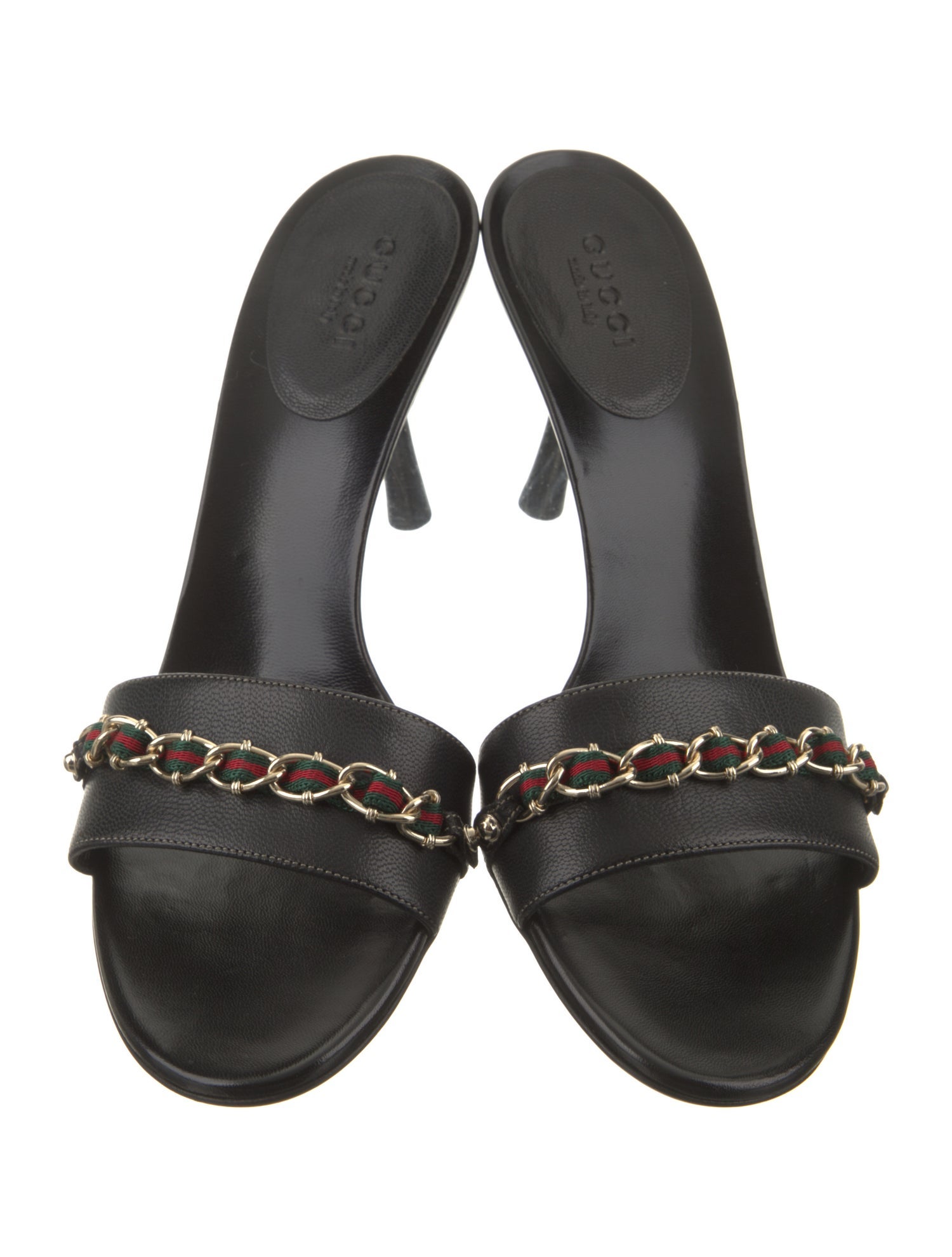 Gucci Leather Slides