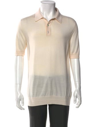 Gucci Interlocking G Logo Cashmere Polo Shirt