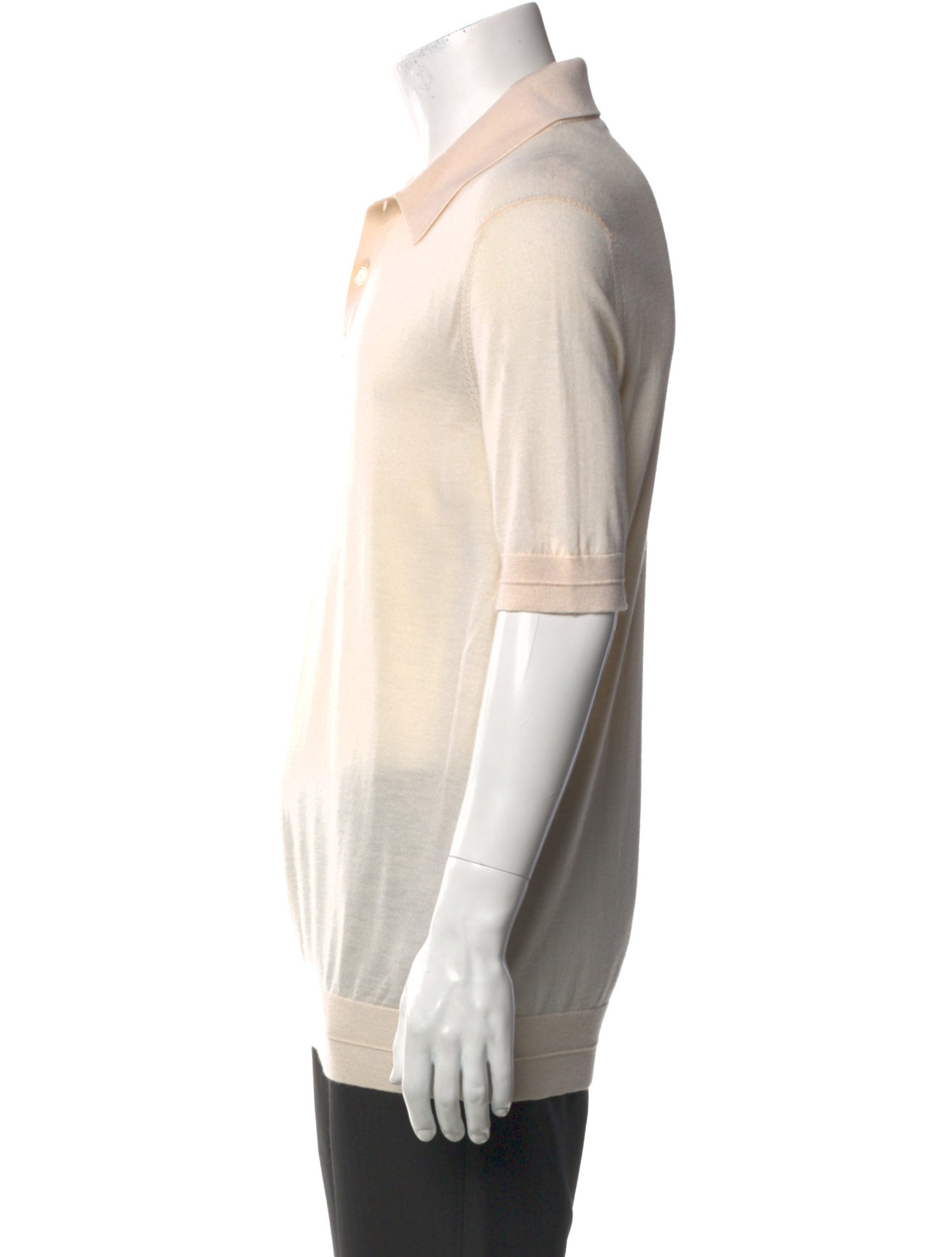 Gucci Interlocking G Logo Cashmere Polo Shirt