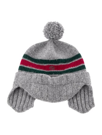 Gucci Kids' Web Wool Beanie
