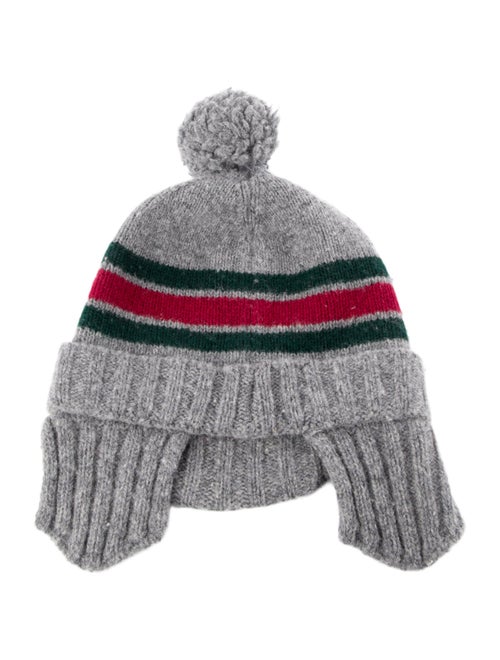 Gucci Kids' Web Wool Beanie