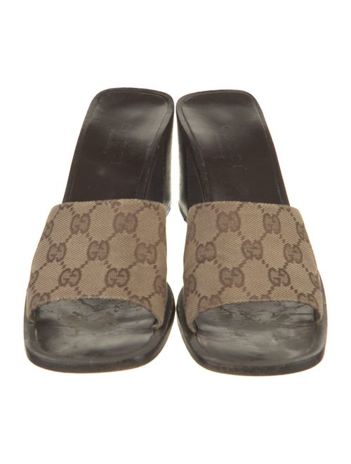 Gucci GG Canvas Canvas Slides