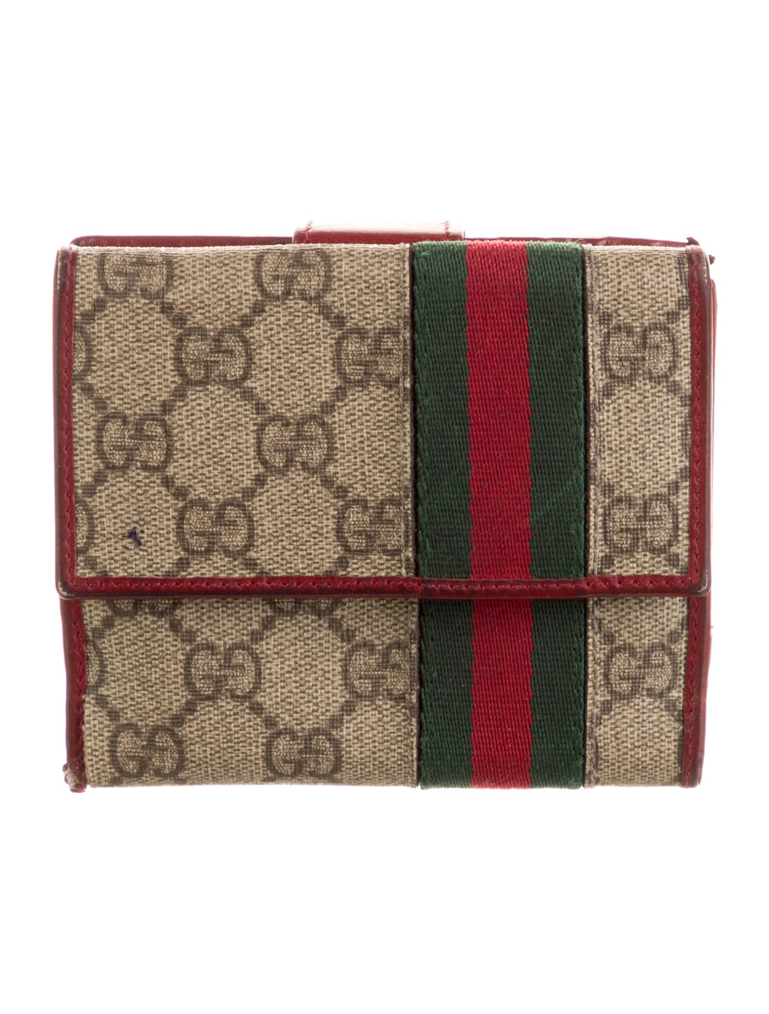 Gucci GG Supreme Compact Wallet