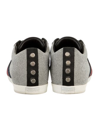 Gucci Horseferry Check Pattern Glitter Sneakers