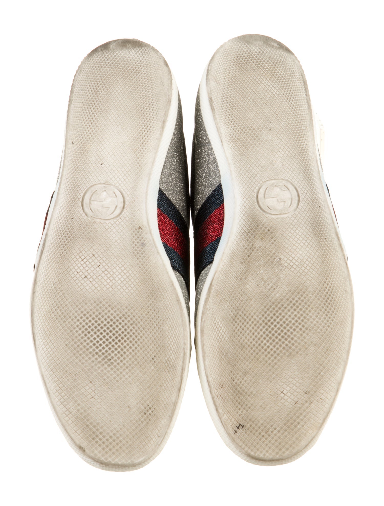 Gucci Horseferry Check Pattern Glitter Sneakers