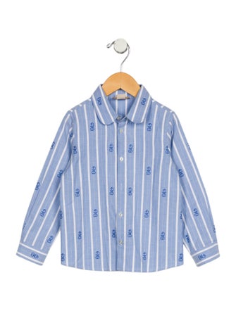 Gucci Boys' GG Button-Up Shirt