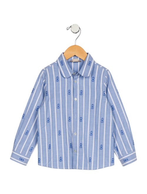Gucci Boys' GG Button-Up Shirt