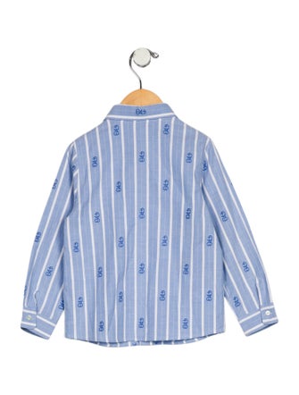 Gucci Boys' GG Button-Up Shirt