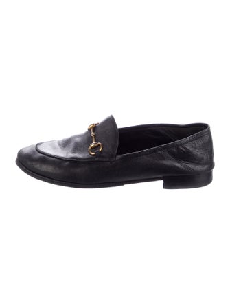 Gucci Horsebit Accent Leather Loafers