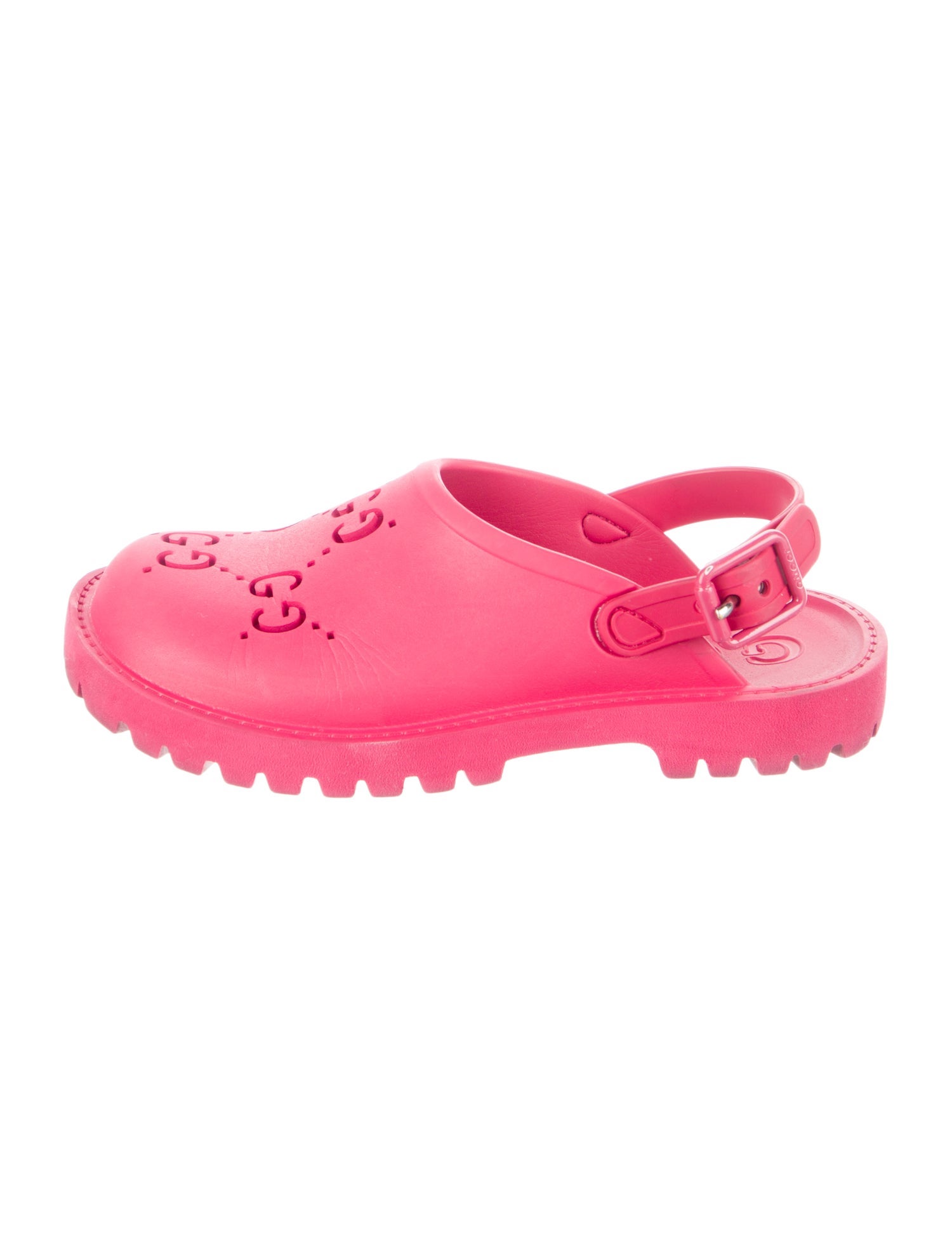 Gucci Kids' GG Rubber Sandals
