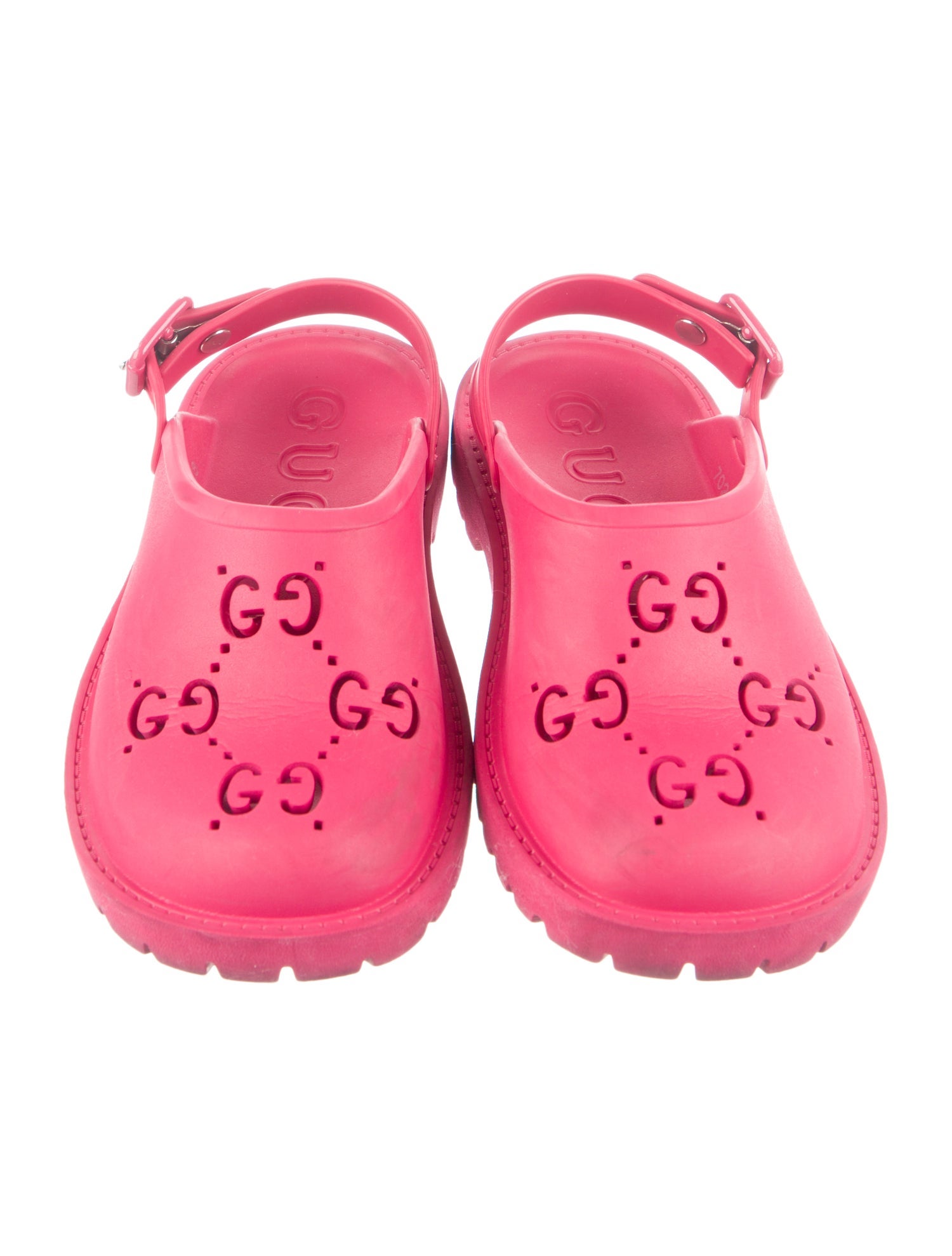 Gucci Kids' GG Rubber Sandals