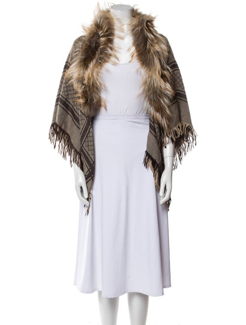 Gucci Wool Diamante Print Shawl