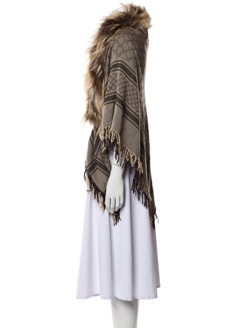 Gucci Wool Diamante Print Shawl