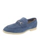 Gucci Horsebit Accent Suede Loafers