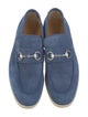 Gucci Horsebit Accent Suede Loafers