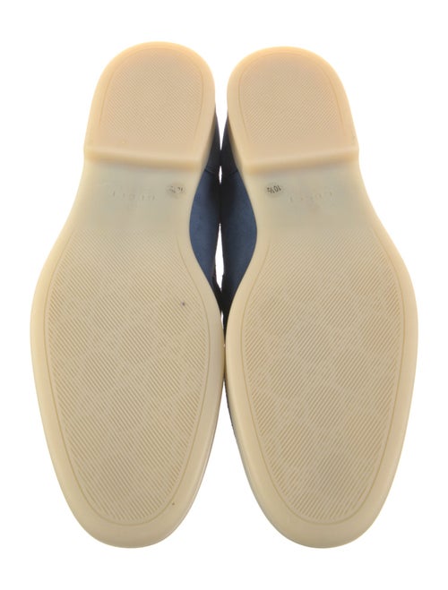 Gucci Horsebit Accent Suede Loafers