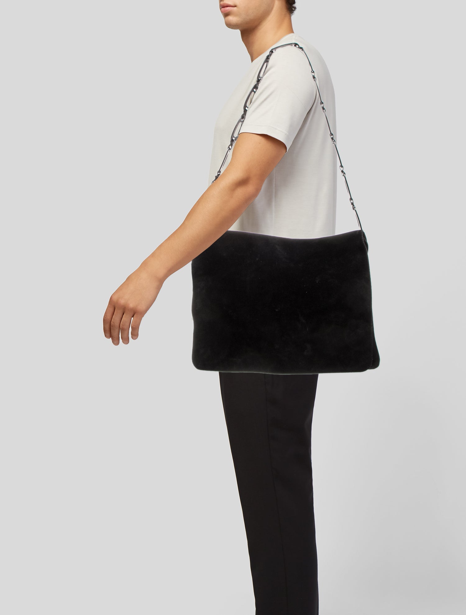 Gucci Suede Shoulder Bag Vintage
