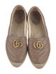 Gucci Double G Logo Leather Espadrilles
