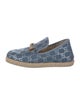 Gucci Horsebit Accent Canvas Espadrilles