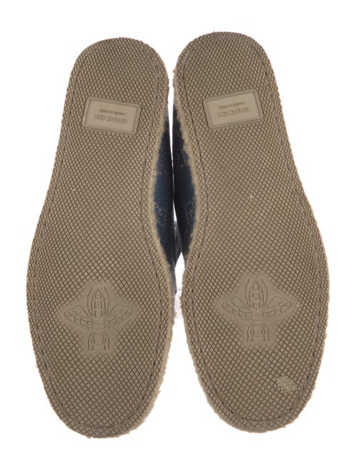 Gucci Horsebit Accent Canvas Espadrilles